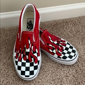 Vans Off The Wall Red Drip Special Edition